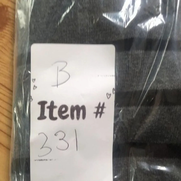 St Johns Bay Sweater V Neck Striped Gray Black‎ Long Sleeve Knit Pullover Top - Picture 11 of 12